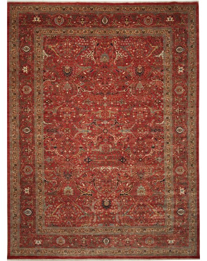 Tappeto Aryana Fine Pakistan marrone bianco 314x417