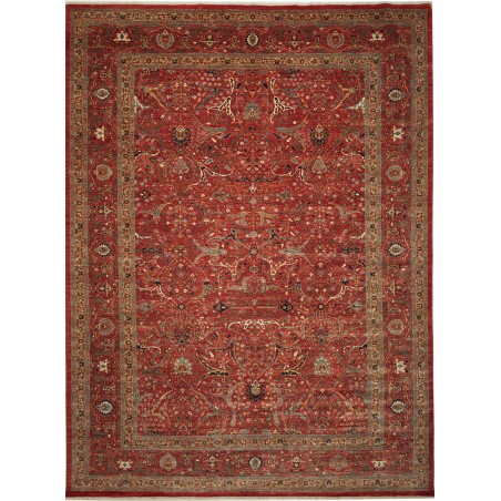 Tappeto Aryana Fine Pakistan marrone giallo 314x417