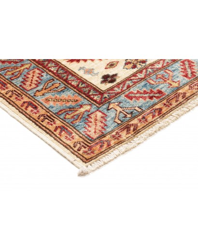 Tappeto Kazak Fine Pakistan marrone rosso 63x172