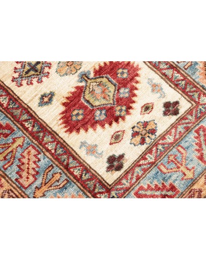 Tappeto Kazak Fine Pakistan marrone rosso 63x172