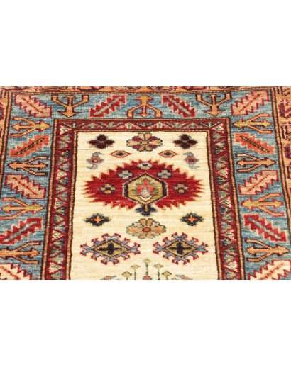 Tappeto Kazak Fine Pakistan marrone rosso 63x172