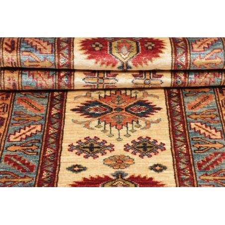 Tappeto Kazak Fine Pakistan marrone rosso 63x172