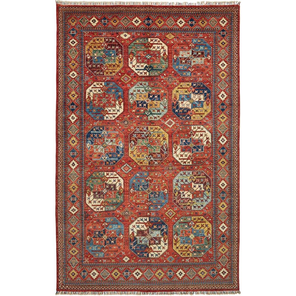 Tappeto Zigler Fine Pakistan marrone giallo 195x310