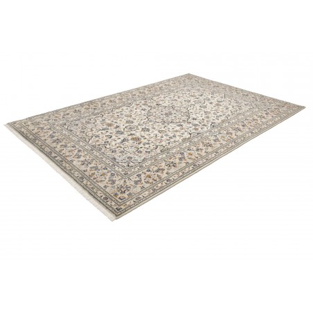 Tappeto Kashan Persia beige grigio 197x300