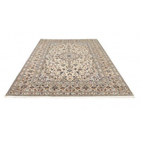 Tappeto Kashan Persia beige grigio 197x300