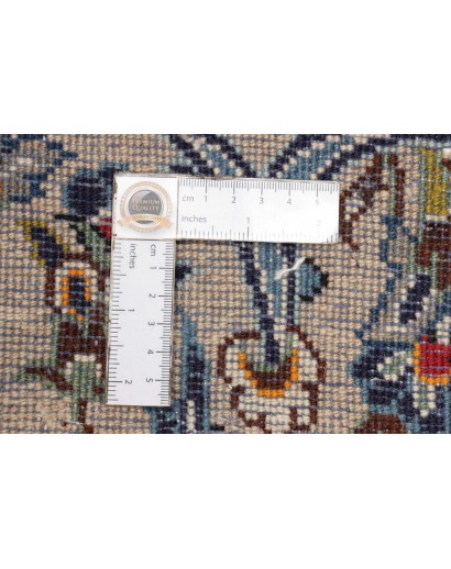 Tappeto Kashan Persia beige grigio 197x300