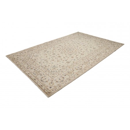 Tappeto Kashan Persia bianco verde 200x307