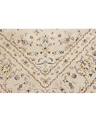 Tappeto Kashan Persia bianco verde 200x307