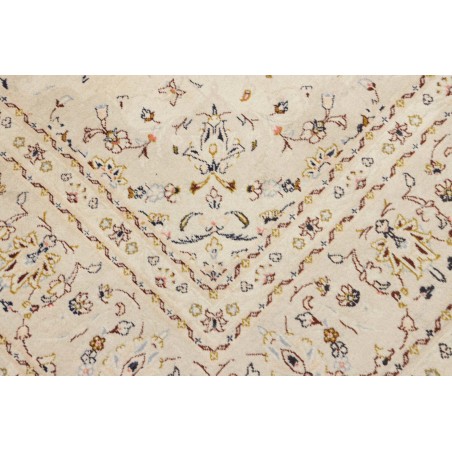 Tappeto Kashan Persia bianco verde 200x307