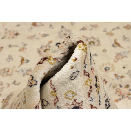 Tappeto Kashan Persia bianco verde 200x307