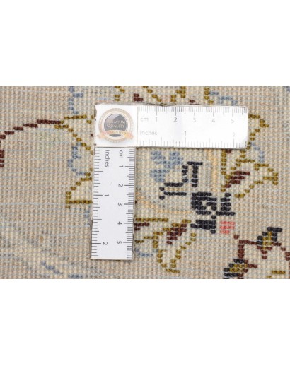 Tappeto Kashan Persia bianco verde 200x307
