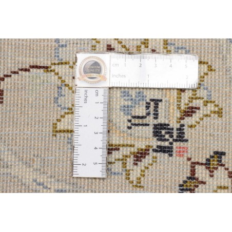 Tappeto Kashan Persia bianco verde 200x307