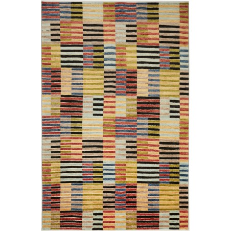 Tappeto Barjesta Pakistan marrone blu 195x304