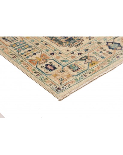 Tappeto Tribal Pakistan marrone giallo 147x201