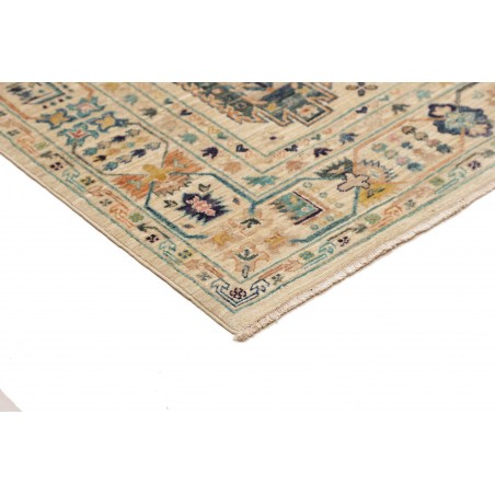 Tappeto Tribal Pakistan marrone giallo 147x201