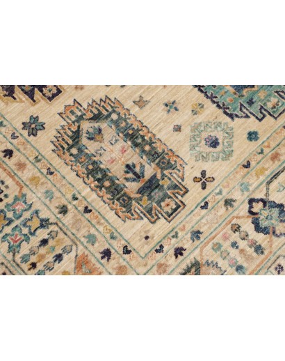 Tappeto Tribal Pakistan marrone giallo 147x201