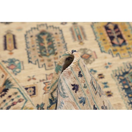 Tappeto Tribal Pakistan marrone giallo 147x201