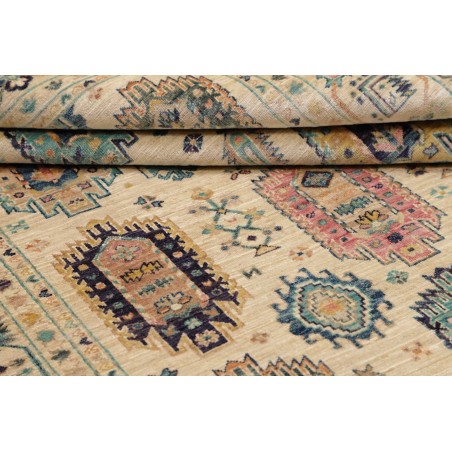 Tappeto Tribal Pakistan marrone giallo 147x201