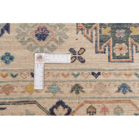 Tappeto Tribal Pakistan marrone giallo 147x201