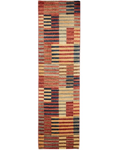 Tappeto Barjesta Pakistan rosso marrone 79x298