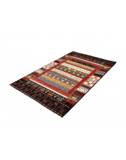 Tappeto Royal Gabbeh Pakistan marrone giallo 119x186