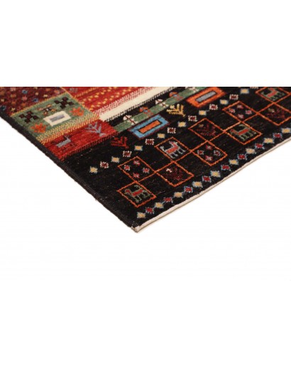 Tappeto Royal Gabbeh Pakistan marrone giallo 119x186