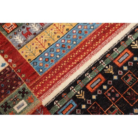 Tappeto Royal Gabbeh Pakistan marrone giallo 119x186