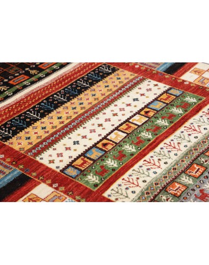 Tappeto Royal Gabbeh Pakistan marrone giallo 119x186