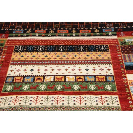 Tappeto Royal Gabbeh Pakistan marrone giallo 119x186