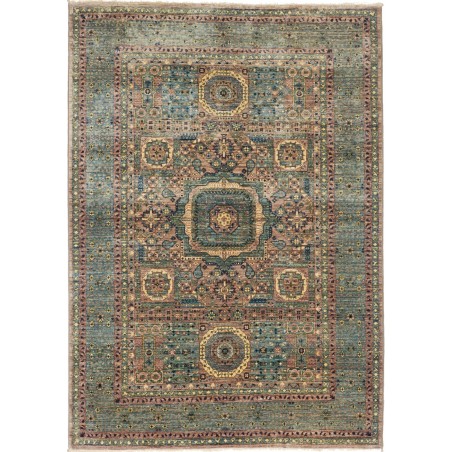 Tappeto Mamlouk Pakistan bianco marrone 127x183