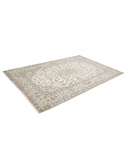Tappeto Kashan Persia beige grigio 190x296