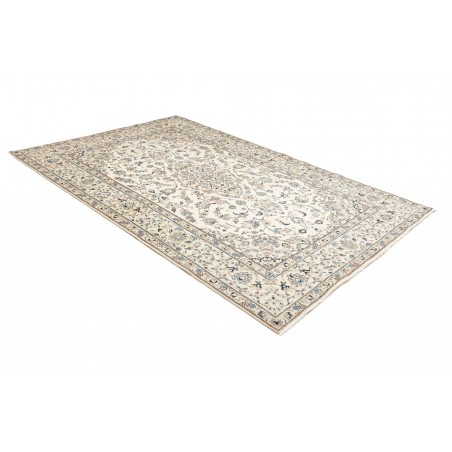 Tappeto Kashan Persia beige grigio 190x296
