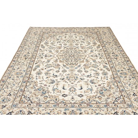 Tappeto Kashan Persia beige grigio 190x296