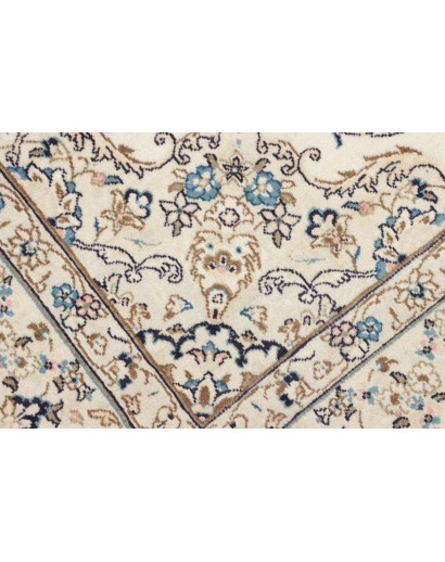 Tappeto Kashan Persia beige grigio 190x296