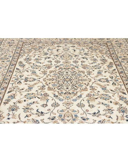 Tappeto Kashan Persia beige grigio 190x296