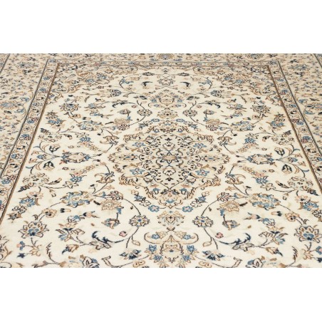 Tappeto Kashan Persia beige grigio 190x296