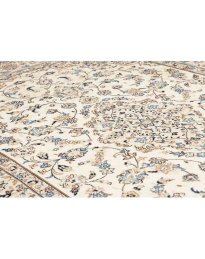 Tappeto Kashan Persia beige grigio 190x296