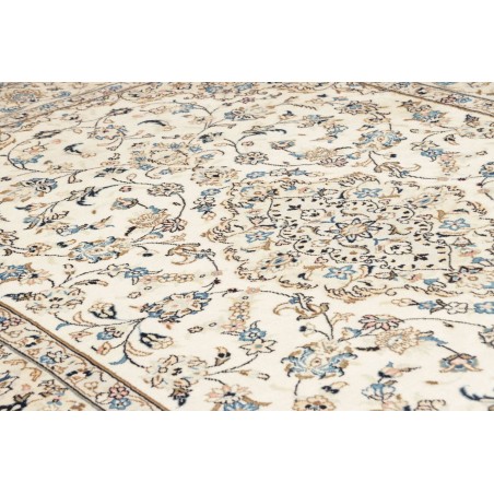 Tappeto Kashan Persia beige grigio 190x296