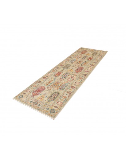 Tappeto Tribal Pakistan marrone beige 80x248