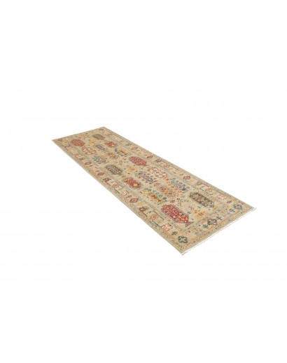 Tappeto Tribal Pakistan marrone beige 80x248