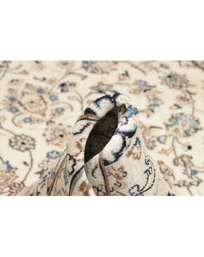 Tappeto Kashan Persia beige grigio 190x296