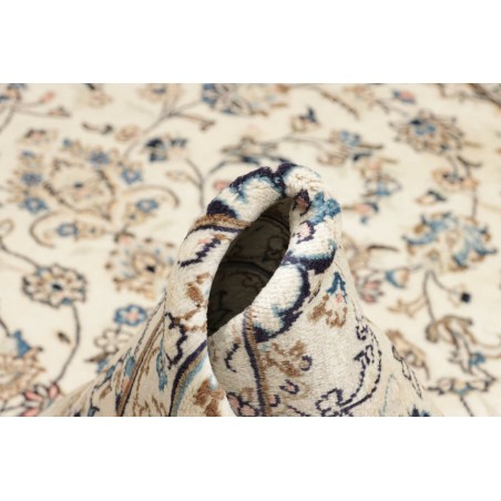 Tappeto Kashan Persia beige grigio 190x296