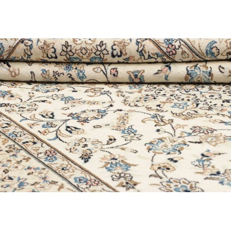 Tappeto Kashan Persia beige grigio 190x296