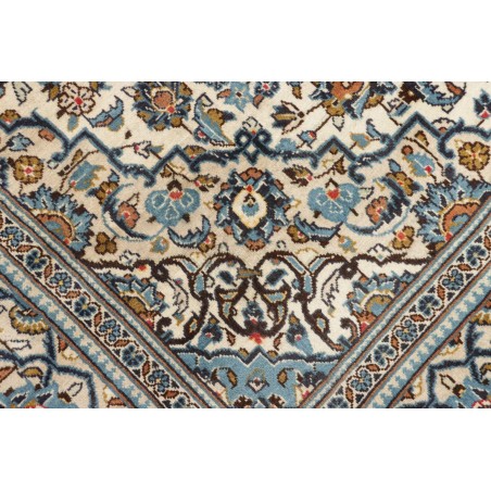 Tappeto Kashan Persia azzurro grigio 197x305