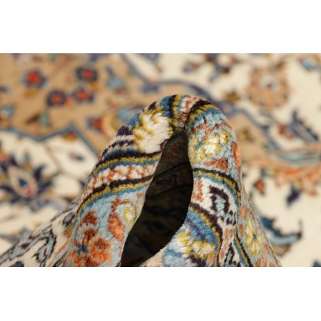 Tappeto Kashan Persia azzurro grigio 197x305