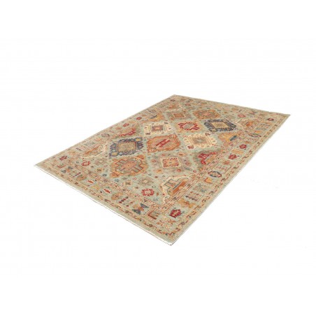 Tappeto Tribal Pakistan marrone grigio 169x224