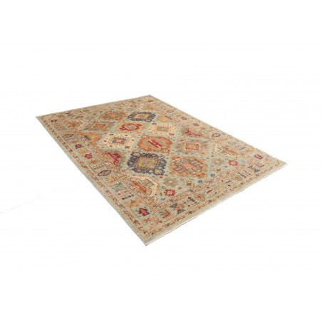 Tappeto Tribal Pakistan marrone grigio 169x224