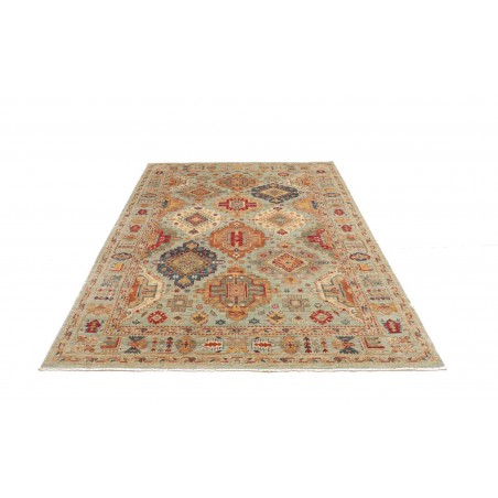 Tappeto Tribal Pakistan marrone grigio 169x224