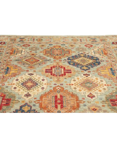Tappeto Tribal Pakistan marrone grigio 169x224