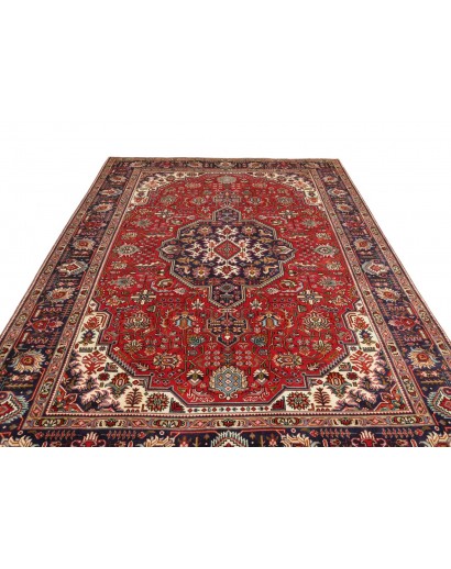 Tappeto Tabriz Persia marrone giallo 207x309